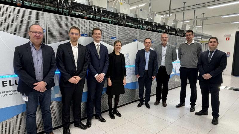 Minister Delegate for Ministry of State’s Department of Media, Connectivity and Digital Policy visiting LuxConnect ICT Campus Bissen