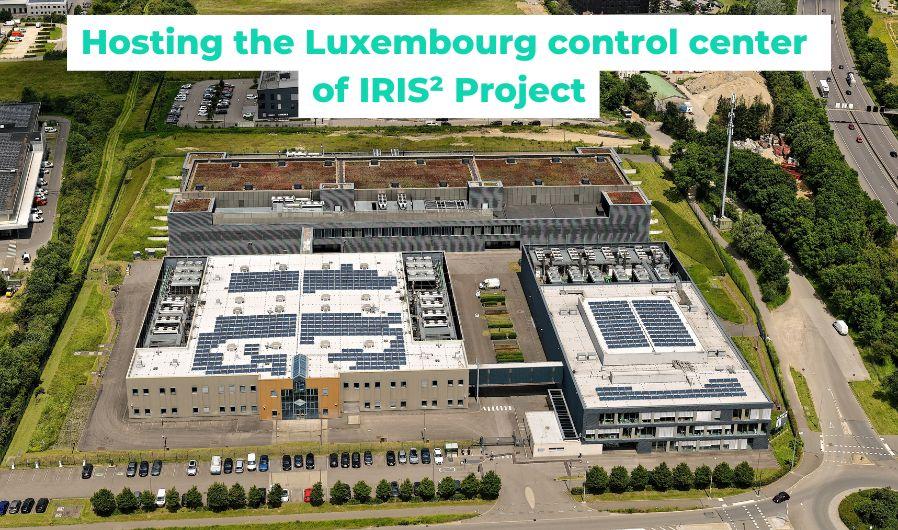 LuxConnect hosting the Luxembourg control center of IRIS² Project